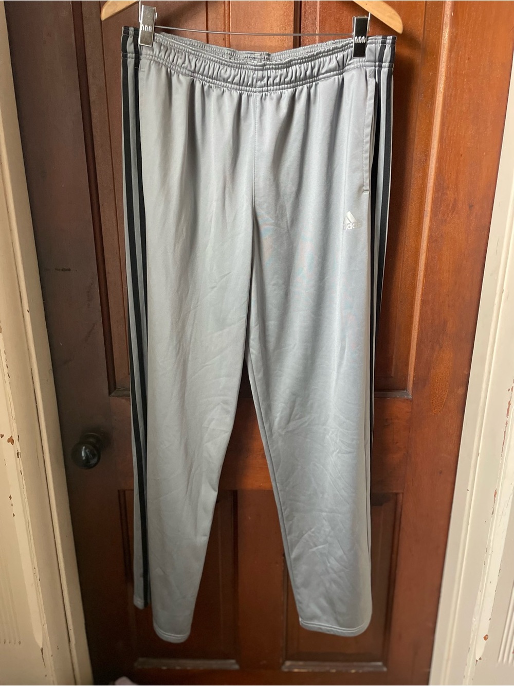 adidas men's extra large gray athletic pants
